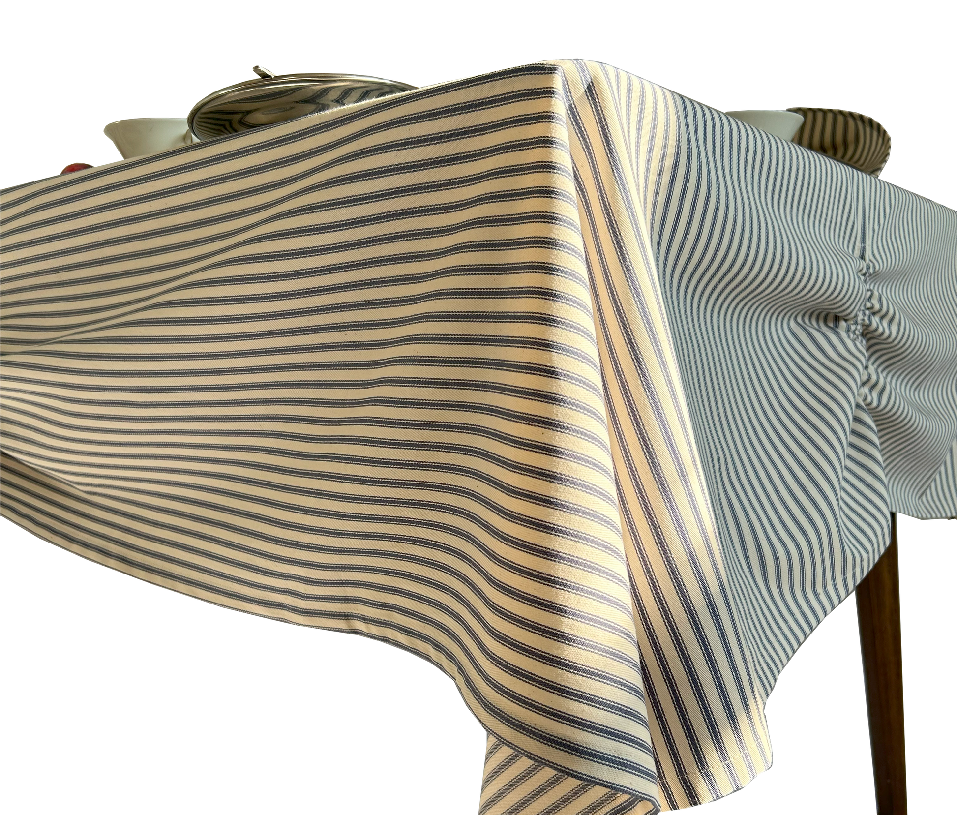 cotton napkins with drawstring handmade handcrafted stripes tablecloth